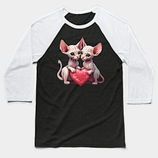 Sphynx Kitten Baseball T-Shirt